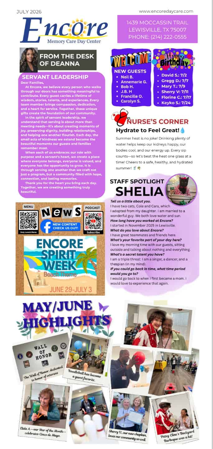 lewisville july newletter